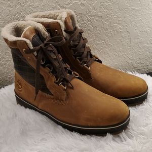 Men Timberland Spruce Mountain Wheat Plaid Size 13